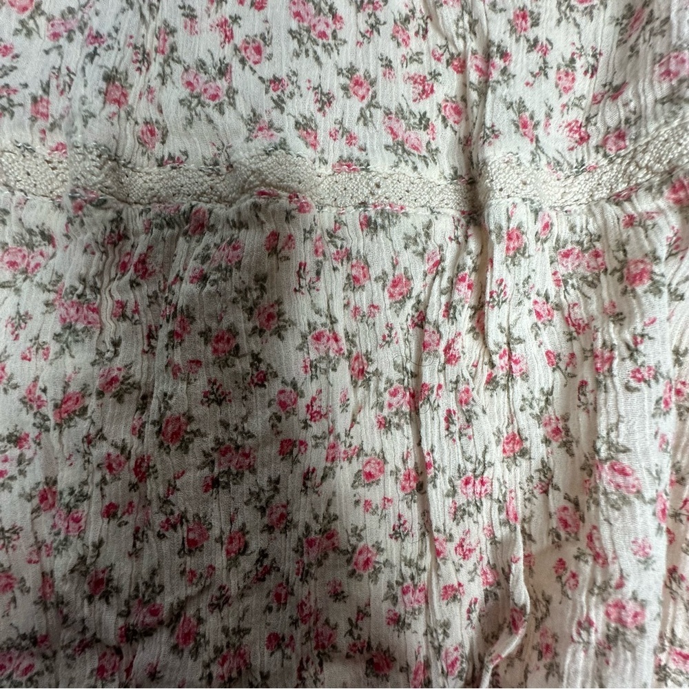 LOGG by H&M Floral Mini Babydoll Dress US 14 - Picture 4 of 10